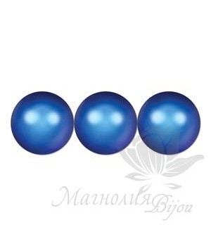 Жемчуг Swarovski 6мм Iridescent Dark Blue, 10 штук