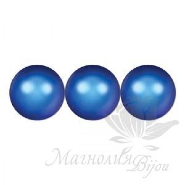 Жемчуг Swarovski 6мм Iridescent Dark Blue, 10 штук