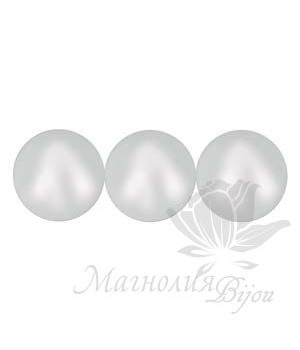 Весна/Лето 2019 Жемчуг Swarovski 6мм Iridescent Dove Grey, 10 штук