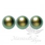 Жемчуг Swarovski 6мм  Iridescent Green, 10 штук