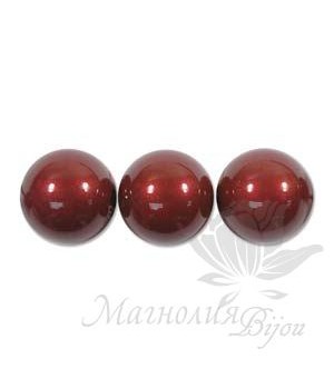 Жемчуг Swarovski 8мм Bordeaux(538), 10 штук