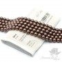 Жемчуг Swarovski 8мм Velvet Brown(951), 10 штук
