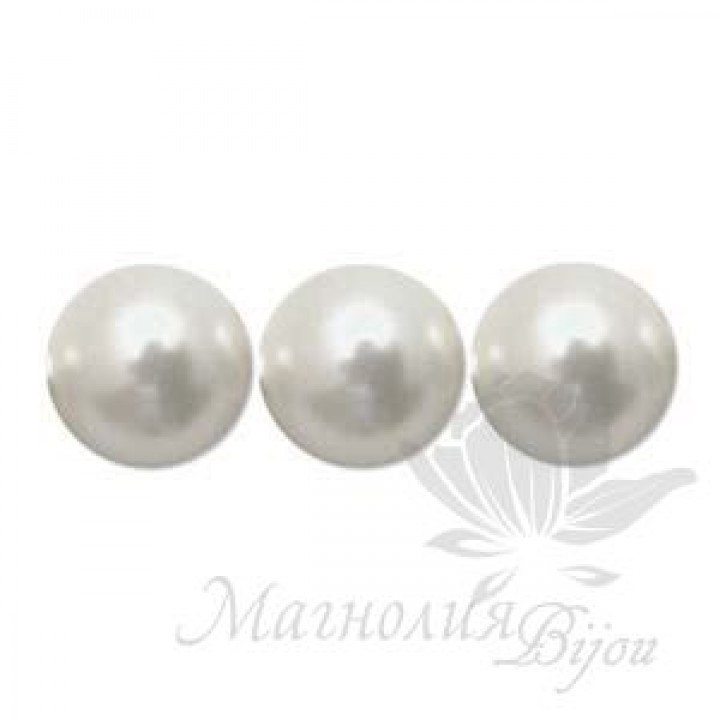 Жемчуг Swarovski 8мм White(650), 10 штук