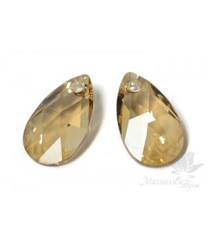 Подвеска 16мм Crystal Golden Shadow 