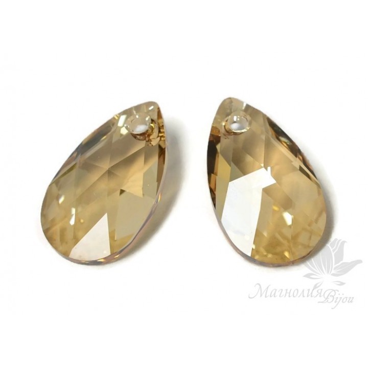 Подвеска 16мм Crystal Golden Shadow 