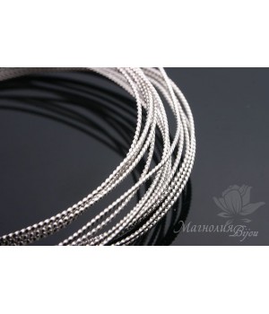 Проволока витая 0.7мм, родиевое покрытие Проволока витая 0.7мм, родиевое покрытие