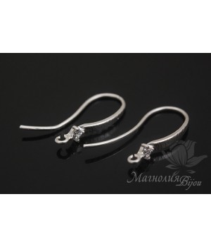 ШВЕНЗЫ "Берта", родиевое покрытие