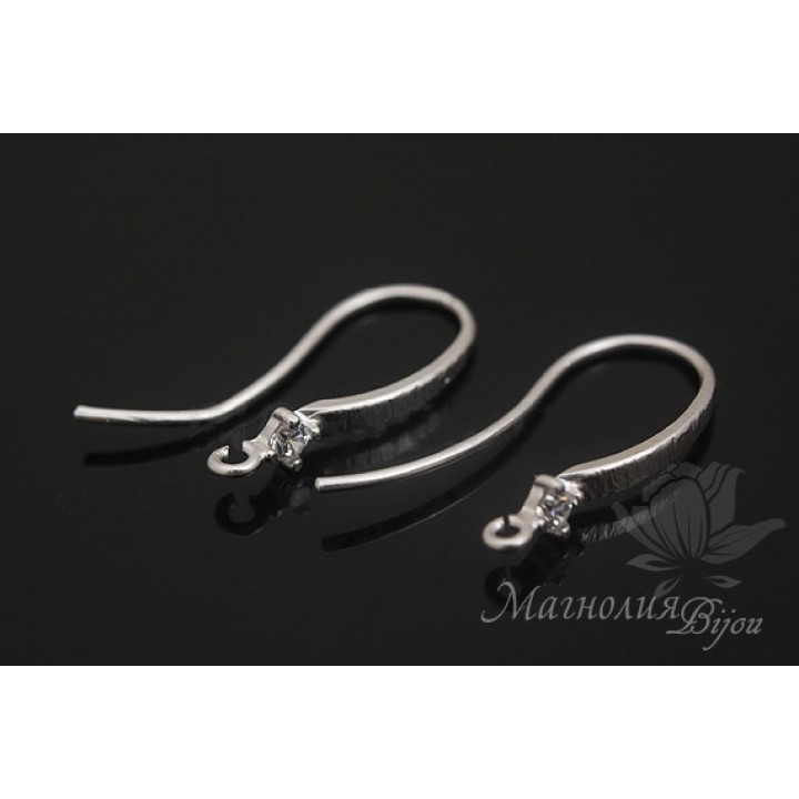 ШВЕНЗЫ "Берта", родиевое покрытие