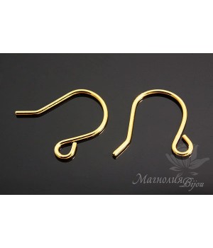 ШВЕНЗЫ "Петельки", позолота 14 карат