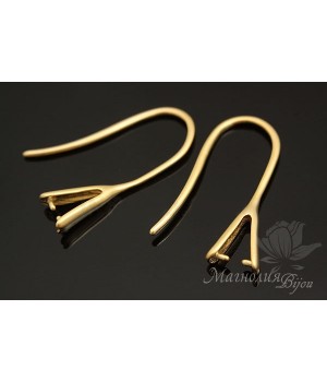 ШВЕНЗЫ-БЕЙЛЫ "Фламинго", позолота 14 карат