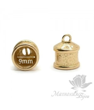 КОЛПАЧОК(шапочка) "Чеканка", позолота 24 карата(anti-tarnish)