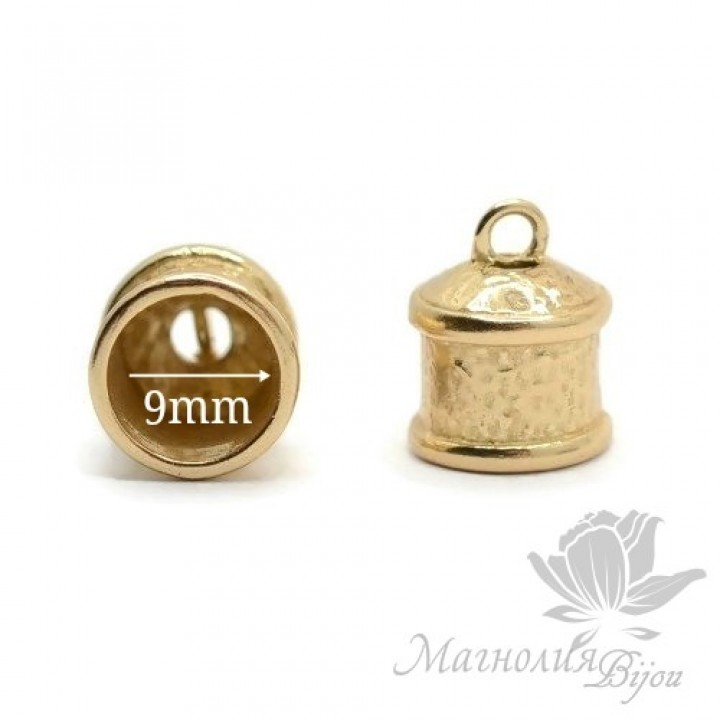 КОЛПАЧОК(шапочка) "Чеканка", позолота 24 карата(anti-tarnish)