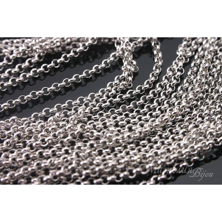 ЦЕПОЧКА "Бельцер" 10 см, серебро 925 пробы