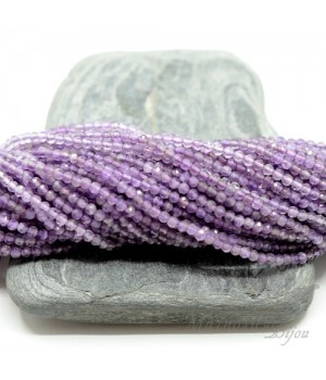 Бусины АМЕТИСТА 2мм, граненые, 50 штук