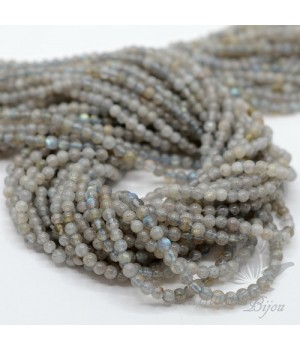 Лабрадор натуральный 3мм, полная нить